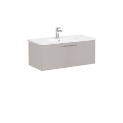 VitrA Root Flat 100 cm Parlak Sahra Beji Lavabo Alt Dolabı - VİTRA