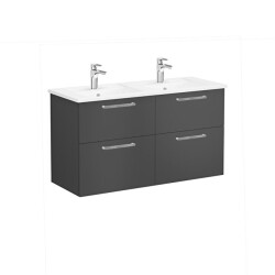 VitrA Root Flat 120 cm Mat Fırtına Gri Lavabo Alt Dolabı - VİTRA