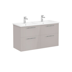 VitrA Root Flat 120 cm Parlak Sahra Beji Lavabo Alt Dolabı - VİTRA