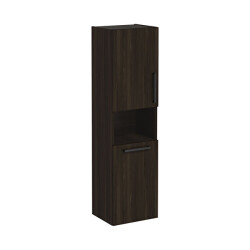 VitrA Root Flat 40 cm Çamaşır Sepetli Ceviz Boy Dolabı - VİTRA