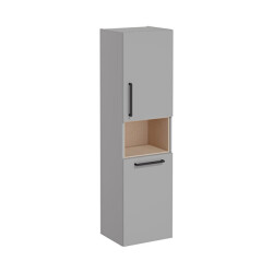 VitrA Root Flat 40 cm Çamaşır Sepetli Mat Kaya Gri Boy Dolabı - VİTRA