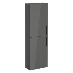 VitrA Root Flat 55 cm Dar Parlak Antrasit Boy Dolabı - VİTRA