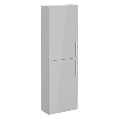 VitrA Root Flat 55 cm Dar Parlak İnci Grisi Boy Dolabı - 1