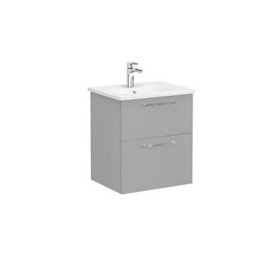 VitrA Root Flat 60 cm Mat Kaya Gri Lavabo Alt Dolabı - 1