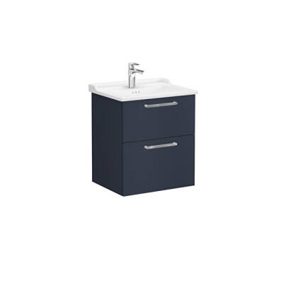 VitrA Root Flat 60 cm Mat Lacivert Lavabo Alt Dolabı - 1