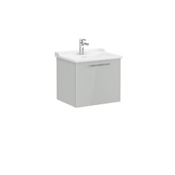 VitrA Root Flat 60 cm Parlak İnci Grisi Lavabo Alt Dolabı - VİTRA