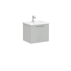 VitrA Root Flat 60 cm Parlak İnci Grisi Lavabo Alt Dolabı - VİTRA