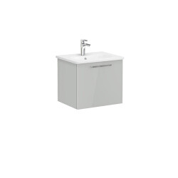 VitrA Root Flat 60 cm Parlak İnci Grisi Lavabo Alt Dolabı - VİTRA