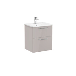 VitrA Root Flat 60 cm Parlak Sahra Beji Lavabo Alt Dolabı - VİTRA