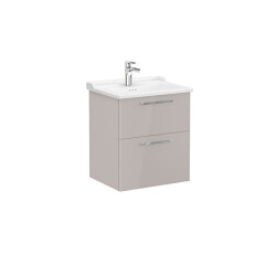 VitrA Root Flat 60 cm Parlak Sahra Beji Lavabo Alt Dolabı - VİTRA