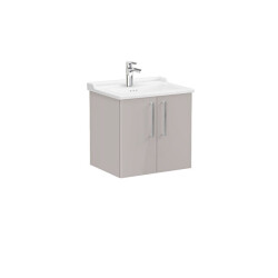 VitrA Root Flat 60 cm Parlak Sahra Beji Lavabo Alt Dolabı - VİTRA