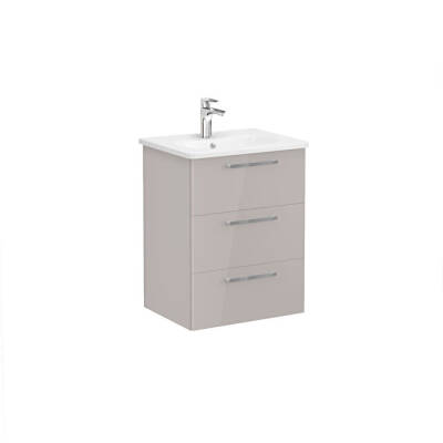 VitrA Root Flat 60 cm Parlak Sahra Beji Lavabo Alt Dolabı - 1