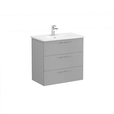 VitrA Root Flat 80 cm Mat Kaya Gri Lavabo Alt Dolabı - 1