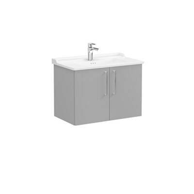 VitrA Root Flat 80 cm Mat Kaya Gri Lavabo Alt Dolabı - 1