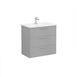 VitrA Root Flat 80 cm Mat Kaya Gri Lavabo Alt Dolabı - VİTRA