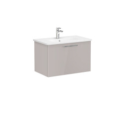 VitrA Root Flat 80 cm Parlak Sahra Beji Lavabo Alt Dolabı - VİTRA