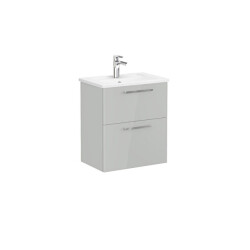VitrA Root Flat Lavabo Dolabı, 2 Çekmeceli, Dar, 60 cm - VİTRA