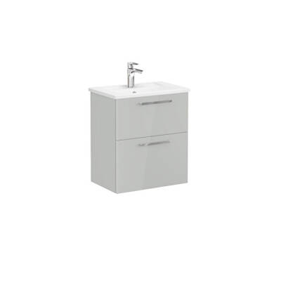 VitrA Root Flat Lavabo Dolabı, 2 Çekmeceli, Dar, 60 cm - 1