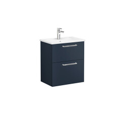 VitrA Root Flat Lavabo Dolabı, 2 Çekmeceli, Dar, 60 cm - VİTRA