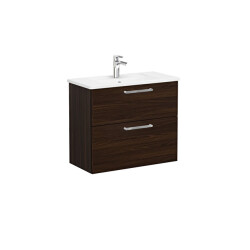 VitrA Root Flat Lavabo Dolabı, 2 Çekmeceli, Dar, 80 cm - VİTRA