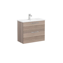 VitrA Root Flat Lavabo Dolabı, 2 Çekmeceli, Dar, 80 cm - VİTRA