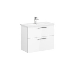 VitrA Root Flat Lavabo Dolabı, 2 Çekmeceli, Dar, 80 cm - VİTRA