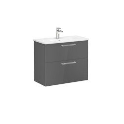 VitrA Root Flat Lavabo Dolabı, 2 Çekmeceli, Dar, 80 cm - VİTRA