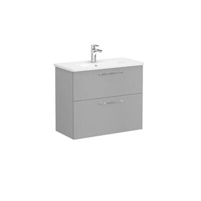 VitrA Root Flat Lavabo Dolabı, 2 Çekmeceli, Dar, 80 cm - 1