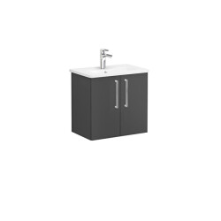 VitrA Root Flat Lavabo Dolabı, Kapaklı, 60 cm, Dar - VİTRA