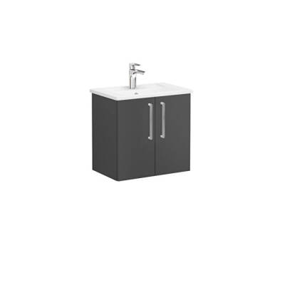 VitrA Root Flat Lavabo Dolabı, Kapaklı, 60 cm, Dar - 1