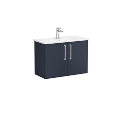 VitrA Root Flat Lavabo Dolabı, Kapaklı, 80 cm, Dar - VİTRA