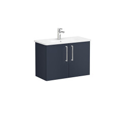 VitrA Root Flat Lavabo Dolabı, Kapaklı, 80 cm, Dar - VİTRA