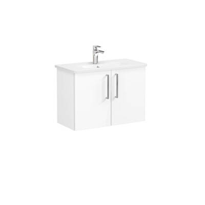 VitrA Root Flat Lavabo Dolabı, Kapaklı, 80 cm, Dar - 1