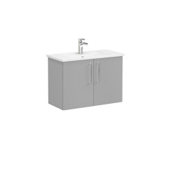 VitrA Root Flat Lavabo Dolabı, Kapaklı, 80 cm, Dar - VİTRA