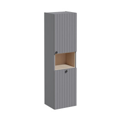 VitrA Root Groove Boy Dolabı, 40 cm, Çamaşır Sepetli - VİTRA