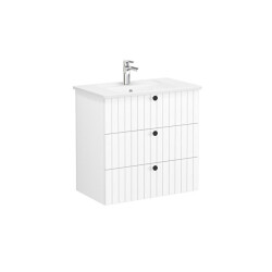 VitrA Root Groove, Lavabo Dolabı, 80 cm, 3 Çekmeceli - VİTRA