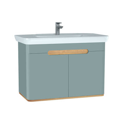 VitrA Sento 100 cm Kapaklı Lavabo Alt Dolabı - 1