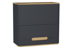 VitrA Sento 70 cm Mat Antrasit Banyo Dolabı Üst Modülü - VİTRA