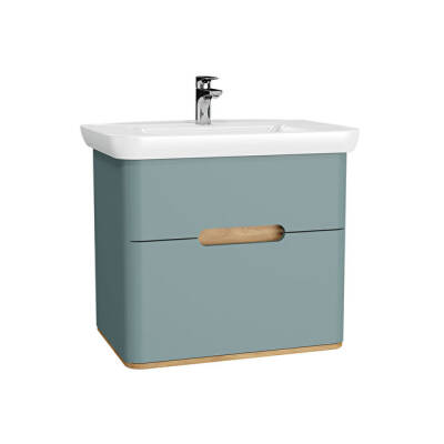VitrA Sento 80 cm Çift Çekmeceli Lavabo Alt Dolabı - 1
