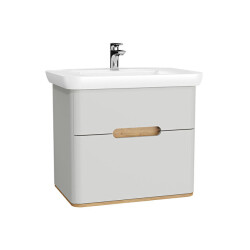 VitrA Sento 80 cm Çift Çekmeceli Lavabo Alt Dolabı - VİTRA