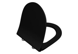 VitrA Sento Çift Kat Görünümlü Yavaş Kapanır Klozet Kapağı, Mat Siyah - VİTRA