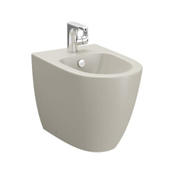 VitrA Sento Yerden Duvara Tam Dayalı Yerden Bide Mat Bej, 54 cm - VİTRA