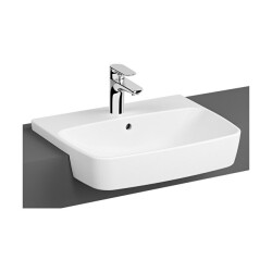 VitrA Shift Yarım Tezgah Lavabo Beyaz, 55 cm - VİTRA