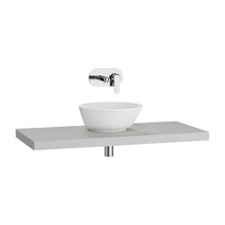 VitrA Stand İnce Tezgah, 105x5 cm, Mat Açık Gri - VİTRA