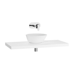 VitrA Stand İnce Tezgah, 105x5 cm, Mat Beyaz - VİTRA