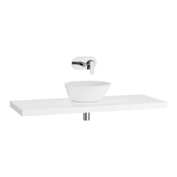 VitrA Stand İnce Tezgah, 120x5 cm, Mat Beyaz - VİTRA
