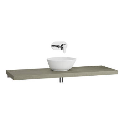 VitrA Stand İnce Tezgah, 135x5 cm, Beton - 1