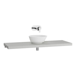 VitrA Stand İnce Tezgah, 135x5 cm, Mat Açık Gri - VİTRA