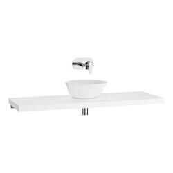 VitrA Stand İnce Tezgah, 135x5 cm, Mat Beyaz - VİTRA