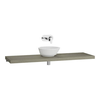 VitrA Stand İnce Tezgah, 150x5 cm, Beton - 1